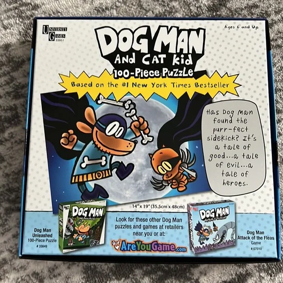 DOG MAN 100 - Piece Puzzle EUC ages 6 and up - Picture 2 of 5